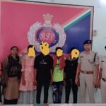 पुरी ओडिसा के 4 नाबालिक बैगर टिकट यात्रा कर रहे बच्चो को आरपीएफ ने पकड़ा और चाइल्ड लाइन को सौंपा