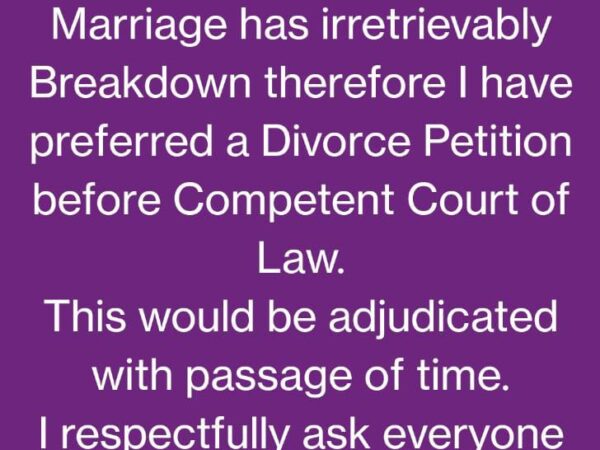 द विजडम ट्री फाउंडेशन की संस्थापक डॉक्टर पलक और पति आशीष जायसवाल के बीच एक साल से चल रही तनातनी आज डाइवोर्स तक पहुंची