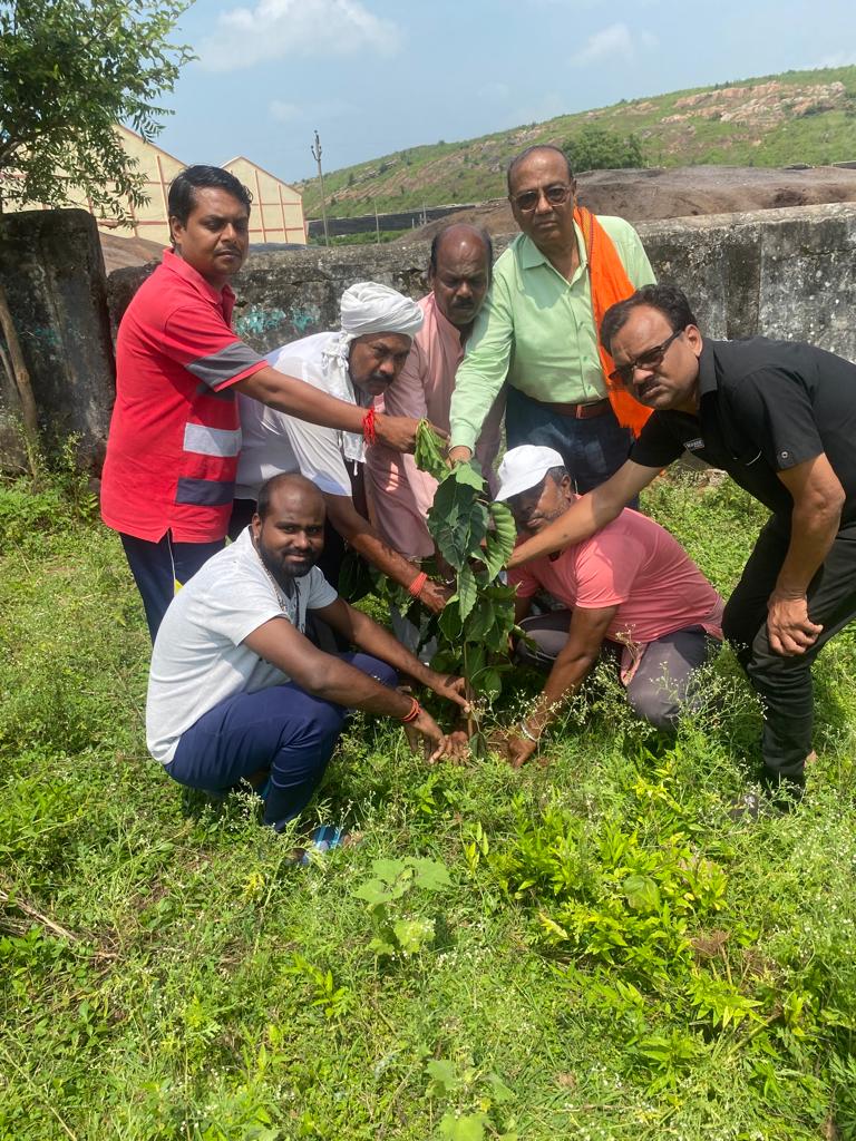 प्रधानमन्त्री मोदी के जन्मदिन पर कोटा सरस्वती शिशु मंदिर प्रांगण में वृक्षारोपण