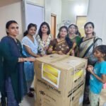 नवरात्रि पर्व पर संस्कृति महिला मंडल छ.स्टे.पॉ.डि.कं.लिमि.ने किया दिव्यांग छात्राओं का सम्मान