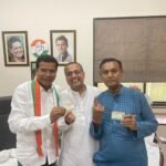 काग्रेस अध्यक्ष के चुनाव में मरकाम ने वोट डाला उनके साथ विधायक बिलासपुर ने भी मतदान किया