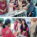 लायंस क्लब कैपिटल के तत्वाधान में  “फूड फॉर हंगर” कार्यक्रम के तहत रानी सती मंदिर अमेरी चौक में खिचड़ी राहगीरों  को खिलाई