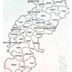 छत्तीसगढ़ राज्य का नया नक्शा जारी किया गया