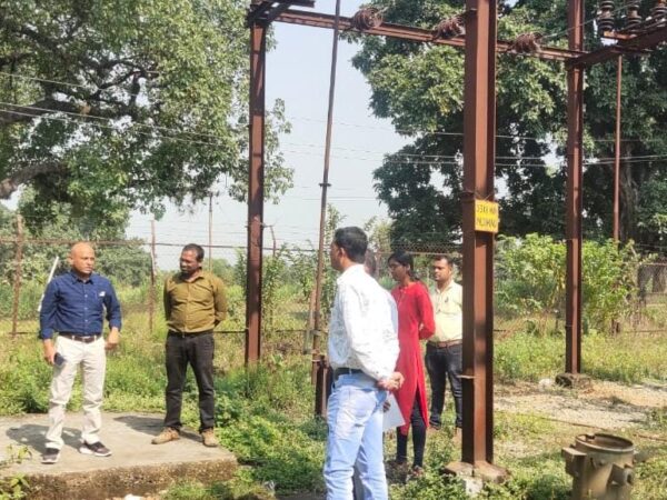 33/11 केव्ही उपकेन्द्र दीपका के निरीक्षण में पहुंचे ईडीग्रामीण क्षेत्रों के विद्युत व्यवस्था की ली जानकारी