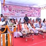 डा. रमन सिंह के मुख्य आतिथ्य में परसवानी में अंत्योदय जनजागरण पदयात्रा का समापन