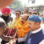 भाजपा प्रदेशाध्यक्ष अरुण साव जन्मदिन पर मातृछाया पहुंचे आतिशी स्वागत