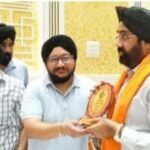 सेंट्रल गुरुद्वारा प्रबंधन कमेटी के द्वारा मंजीत सिंह गुंबर का सम्मान किया गया…