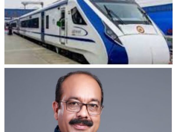 राजनांदगांव स्टेशन से वंदे भारत ट्रेन में सवार होकर बिलासपुर स्टेशन पहुचेंगे भाजपा प्रदेश अध्यक्ष एवं बिलासपुर सांसद अरुण साव