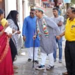 निगम उप चुनाव में बिलासपुर के कूदुदंड में विधायक  शैलेष पांडेय के नेतृत्व में कांग्रेस ने किया प्रचार घर-घर पहुंच जन समर्थन मांगा