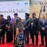 क्रेडिबल इण्डिया के पेवोलियन का उद्घाटन स्पेन में पर्यटन मंडल अध्यक्ष अटल श्रीवास्तव एव एम डी अनिल साहू हुए शामिल