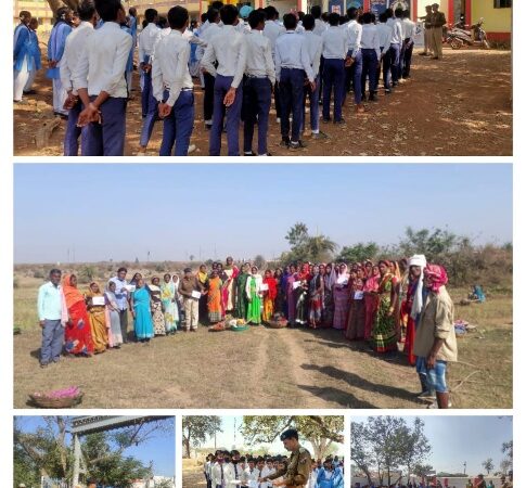 राजनांदगांव आरपीएफ ने  ट्रेनों में पथराव, CRO, MRO जैसी घटनाओं की रोकथाम हेतु चलाये गये जागरूकता अभियान