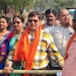 भाजपा नेताओं की हत्या के विरोध में मस्तूरी में चक्काजाम डॉक्टर बांधी के नेतृत्व में सैकड़ों की संख्या में शामिल हुए भाजपा कार्यकर्ता