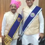 अटल बिहारी बाजपेयी विश्वविद्यालय के कार्यक्रम में फिजी काउंटी गणराज्य के उच्चायुक्त कमलेश साशिमी प्रकाश से  डॉ अरुण शिवम पटनायक की हुई मुलाकात