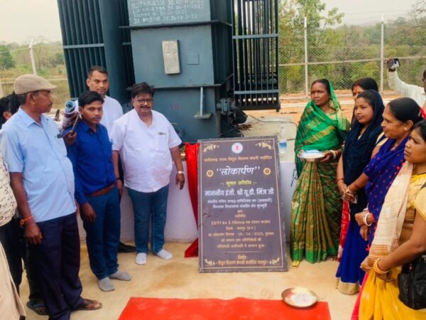 करडेगा में 3 करोड़ 22 लाख की लागत से बनी विद्युत् सब स्टेशन का संसदीय सचिव यू. डी. मिंज ने किया उद्घाटन