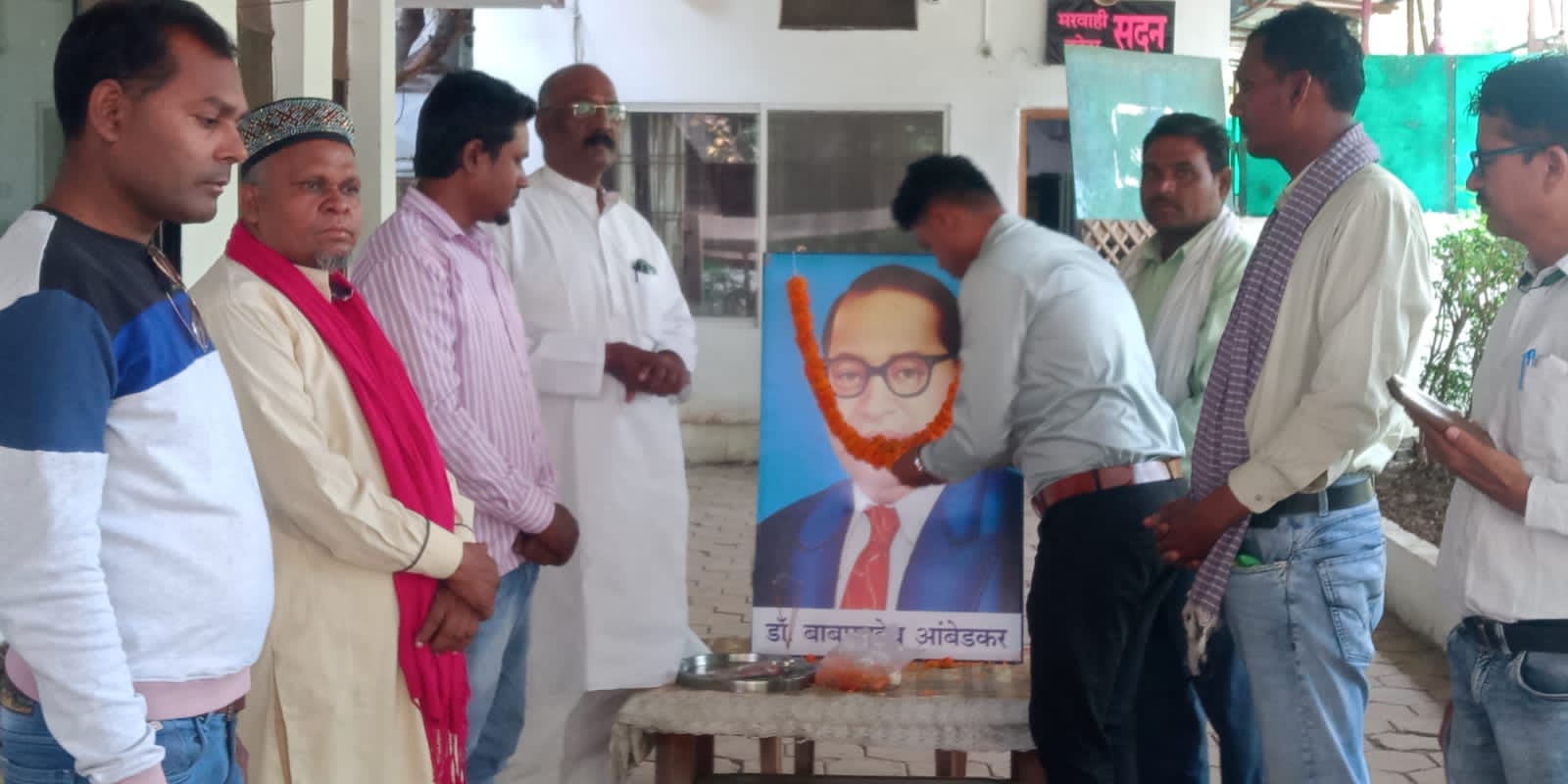 जकांछ (जोगी)ने कार्यक्रताओं के साथ बाबा साहब अम्बेडकर की जंयती मनाई