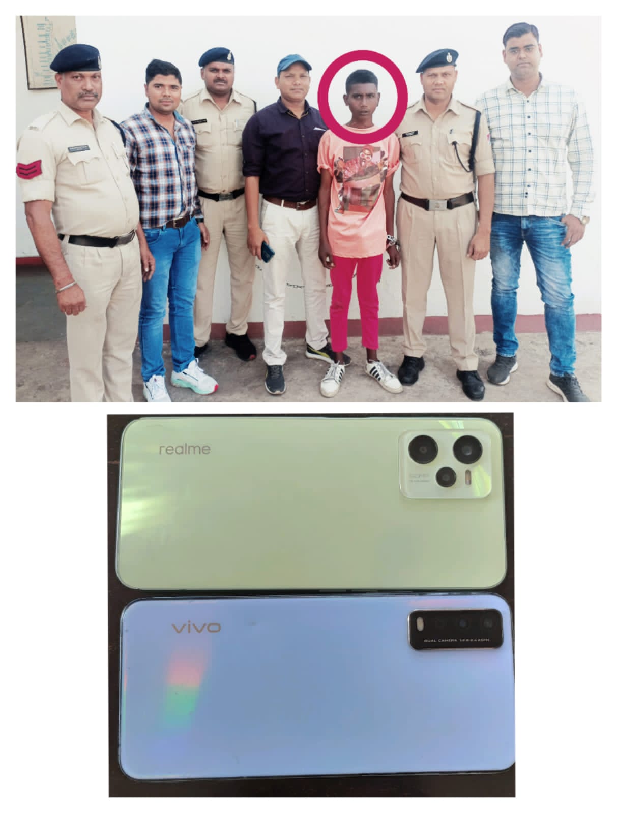 ऑपरेशन “यात्री सुरक्षा” के तहत, मंडल टास्क टीम, रेसुब रायपुर व जीआरपी के संयुक्त कार्यवाही में 1 शातिर चोर को 2 नग मोबाइल फोन (कीमती 27000/ . के साथ गिरफ्तार