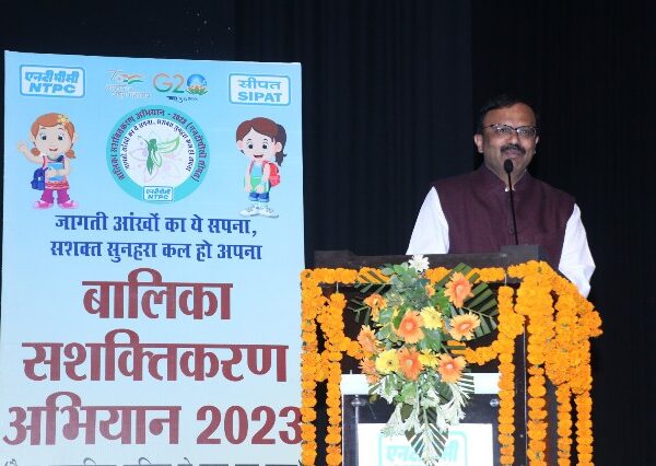 एनटीपीसी सीपत में बालिका सशक्तिकरण अभियान 2023 का उद्घाटन