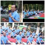 स्वयं की स्वयं तक यात्रा है योग: नवीन जिंदल – जेएसपी में उत्साह के साथ मनाया गया अंतर्राष्ट्रीय योग दिवस