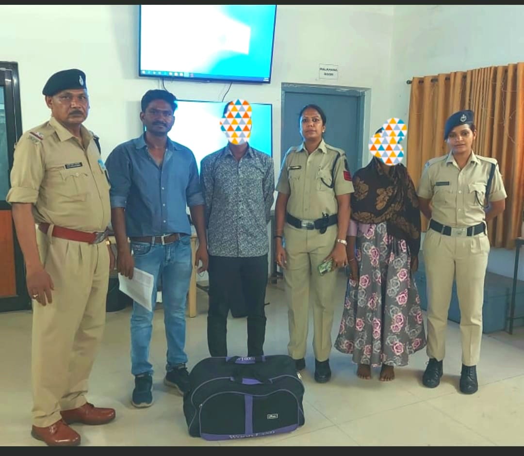 बिलासपुर सरकंडा निवासी नाबालिक बालिका के अपहरणकर्ता को रेसुब भाटापारा ने धरदबोचा और सुपर्द किया