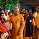 *भगवान राम के ननिहाल में भगवान राम के ससुराल से आयी हूं*  *सुप्रसिद्ध भजन गायिका मैथिली ठाकुर के भजन पर झूमे मुख्यमंत्री*