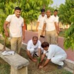 विश्व पर्यावरण दिवस .. रेलवे सुरक्षा बल दुर्ग बैरक व पोस्ट प्रांगण में वृक्षारोपण किया