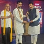 पर्यावरण के क्षेत्र में उल्लेखनीय कार्य के लिए सुनील रामदास को केन्द्रीय मंत्री अनुराग ठाकुर ने किया सम्मानित