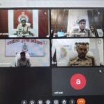 पुलिस महानिरीक्षक  बद्री नारायण मीणा के द्वारा बिलासपुर रेंज अंतर्गत जिलों के पुलिस अधीक्षकों सहित राजपत्रित अधिकारियों की ली गई वर्चुअल बैठक*
