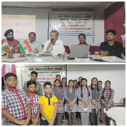 राष्ट्रीय शिक्षा नीति की तृतीय वर्षगांठ पर केंद्रीय विद्यालय झगराखंड में प्रेस वार्ता व प्रदर्शनी का भव्य आयोजन