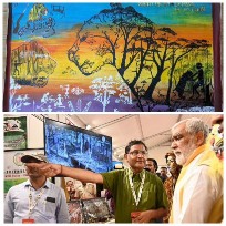 *विश्व बाघ दिवस: छत्तीसगढ़ की प्रदर्शनी को देश भर के लोगों ने सराहा*  *बाघ संरक्षण से जुड़े मुद्दों पर जागरूकता और इको डेव्हलपमेंट कमेटी आधारित प्रदर्शनी हुआ आयोजन*