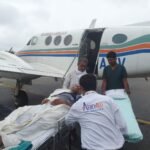 मोदी की सभा में शामिल होने बस हादसे में घायल को अरूण साव और अमर अग्रवाल ने बेहतर इलाज के लिए एयरलिफ्ट से दिल्ली रवाना किया