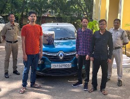 क्विड कार में ओड़िसा शराब की तस्करी करते 3 आरोपी गिरफ्तार*