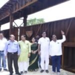 *अरपा प्राधिकरण उपाध्यक्ष  अभय नारायण राय ने किया पचरीघाट और शिवघाट बैराज का निरीक्षण*  *निर्माण कार्यों में तेजी लाकर जल्द पूर्ण करने दिये निर्देश*