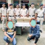 आरपीएफ रायपुर ने  दो लाख रु. से अधिक का गांजा तस्करों से बरामद कर एनडीपीएस एक्ट के तहत कार्यवाही की