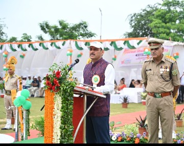 एनटीपीसी लारा में हर्षोलास से मनाया गया 77वां स्वतन्त्रता दिवस
