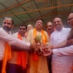 केंद्रीय मंत्री मिनाक्षी लेखी व नेता प्रतिपक्ष नारायण चंदेल  के नेतृत्व में रतनपुर में निकला परिवर्तन यात्रा