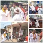 रायपुर उत्तर के भाजपा प्रत्याशी पुरंदर मिश्रा पहुंचे सद्दाणी दरबार संत श्री का आशिर्वाद मांगा