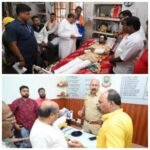 रायपुर उत्तर में चाकू बाजी की घटना को लेकर पुरंदर मिश्रा पहुंचे थाना, 24घंटे के भीतर कार्यवाही करने को कहा ,घायल राजु को देखने अस्पताल गए