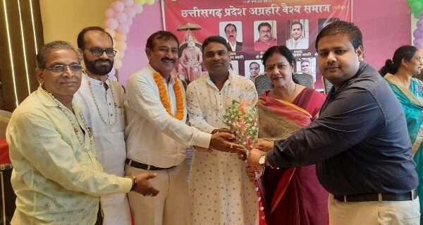छत्तीसगढ़ अग्रहरि समाज का चुनाव दुर्ग के सुजीत गुप्ता बनें अध्यक्ष