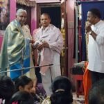 धरमलाल कौशिक साईं भजन मे शामिल होने पहुंचे डा पटनायक निवास
