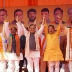 भाजपा ने दिखाई ताकत नामांकन रैली मे असम के मुख्यमंत्री हुए शामिल, अमर समेत भाजपा प्रत्यासियों ने पर्चा भरा
