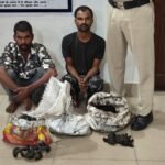 हजारों के रेल्वे के लोहे के साथ सोनिया नगर के दो युवक आरपीएफ के हत्थे चढ़े