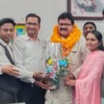 अटल श्रीवास्तव का  कांग्रेस विधि विभाग ने मनीष श्रीवास्तव के नेतृत्व में भव्य स्वागत किया
