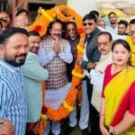 उप मुख्यमंत्री अरूण साव का लोरमी जाते समय कोटा में हुआ भव्य स्वागत