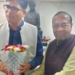 वेंकट अग्रवाल संयोजक सांस्कृतिक प्रकोष्ठ ओपी से मिलकर कोटा आने आमंत्रित किया