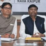 <em>सहकारिता मंत्री केदार कश्यप साथ वित्त मंत्री ओपी की विभागीय अधिकारियों से हुई चर्चा</em>