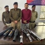 <em>दुकान पर छिपा कर रखा 07 मॉडिफाई साइलेंसर की जप्त, दुकानदार पर कोलाहल नियंत्रण अधिनियम के तहत कार्रवाई</em>…..