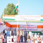 75वां गणतंत्र दिवस का मुख्य समारोह डी के पी विद्यालय प्रांगण उल्लास मय वातावरण मनाया गया