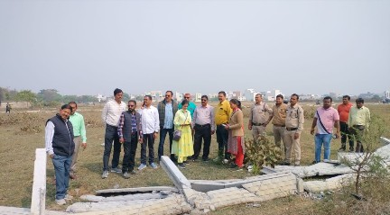 बड़े महारथियों के अवैध प्लाटिंग पर अतिक्रमण के खिलाफ निगम की ताबड़तोड़ कार्रवाई