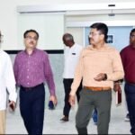 <em>कलेक्टर ने कोनी में बन रहे 240 बेड मल्टीस्पेशलिटी हॉस्पिटल का किया निरीक्षण</em>