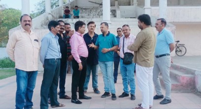 रामभक्त प्रवीण झा की टीम ने पुलिस ग्राउंड स्टेडियम का किया अवलोकन…रामलला के दर्शन की तैयारियों को दिया अंतिम रूप…